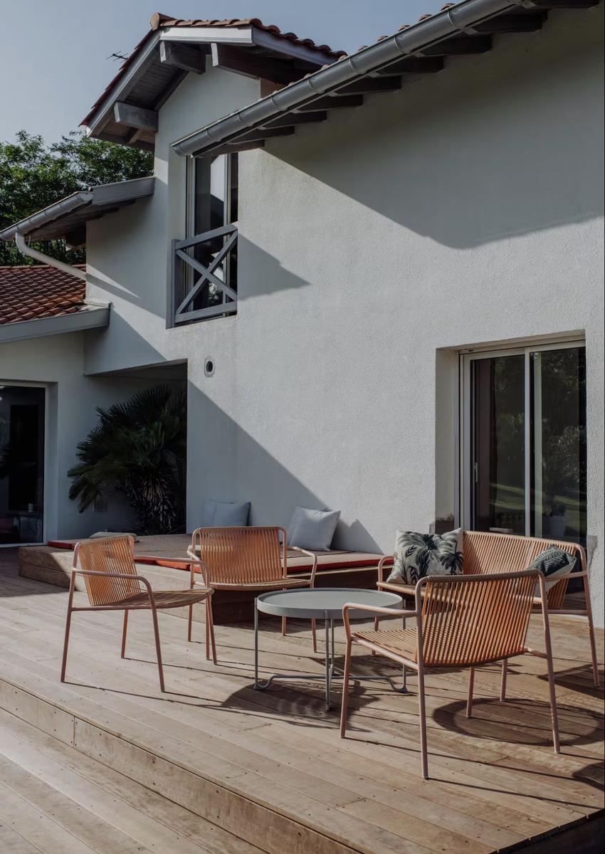 Biarritz villa terrace
