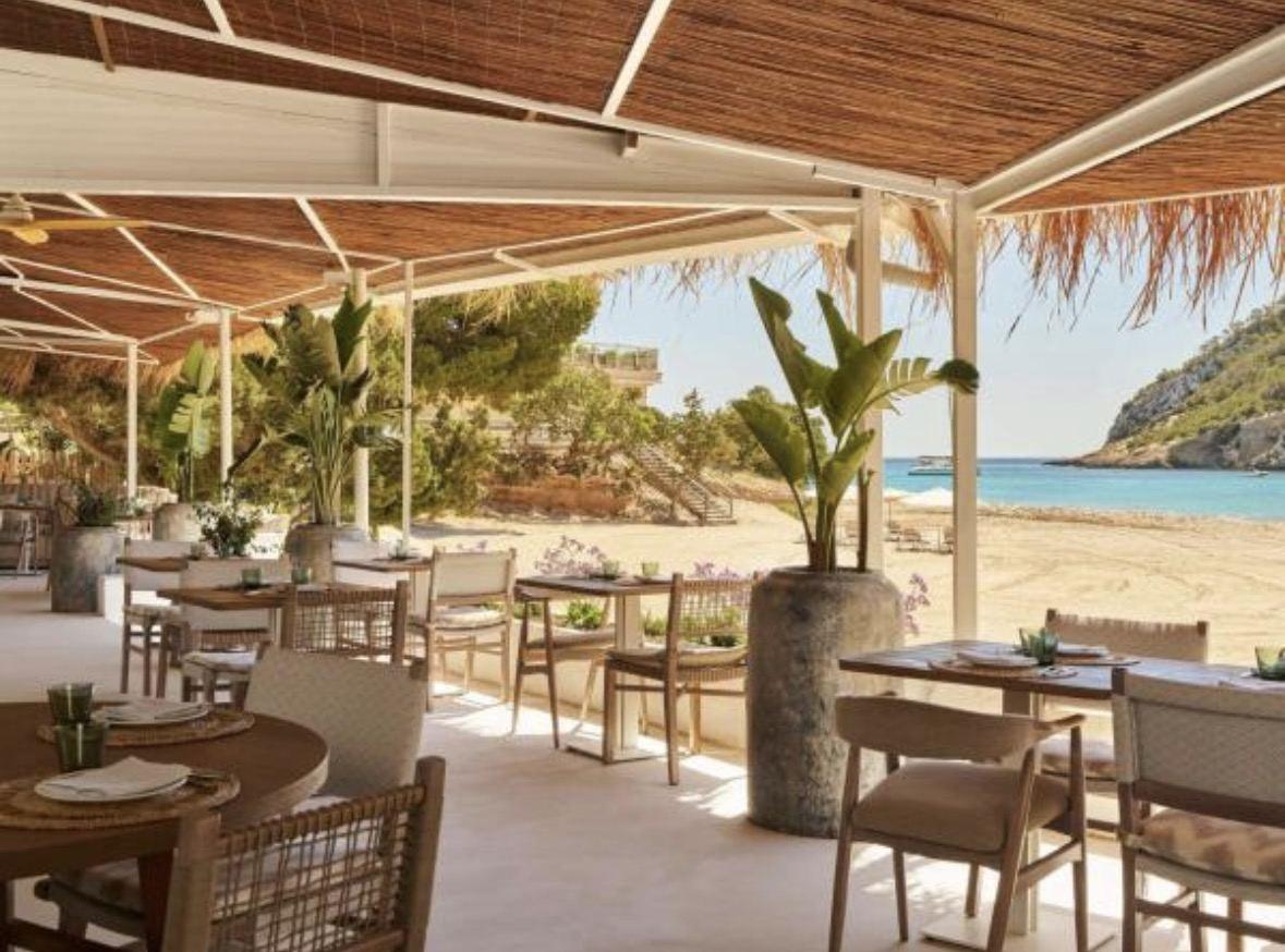 Ibiza beach restaurant