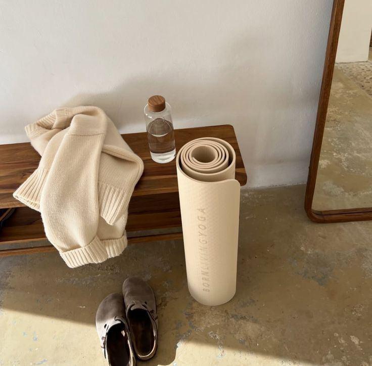 Yoga mat and essentials